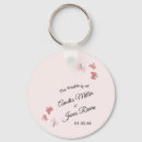 Recherche de rose romantique porteclés Papillon