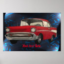 Recherche de voiture bleue posters Vintage