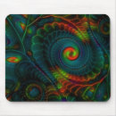 Search for fractal spiral mousepads Psychedelic