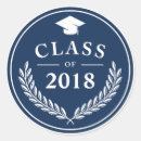 Search for navy graduation stickers Typography