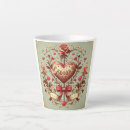 Search for vintage valentines mugs Red