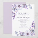 Search for violet baby shower invitations Floral