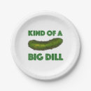 Recherche de pickle paper plates Cornichon