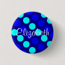 Recherche de bleu de point badges Blanc