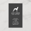 Search for italian business cards Dog