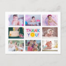 Search for kids thank you postcards Colourful