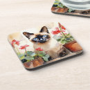 Search for geranium coasters Watercolor