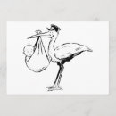 Recherche de cigogne de bébé cartes postales Animal