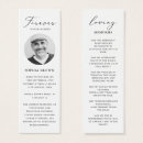 Search for bookmarks cards In loving memory