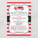 Search for fire truck baby shower invitations Vintage
