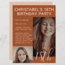 Search for happy 18th birthday invitations Typography