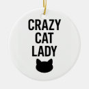 Search for crazy ornaments Crazy cat lady
