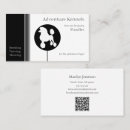 Search for poodle business cards Modern