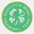 Search for drinking team stickers Shamrock