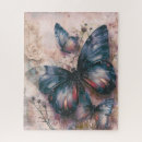 Recherche de papillon vintage puzzles Fleurs