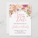 Recherche de pink floral save the dates Couple