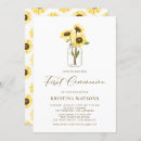 Search for yellow first communion invitations Holy