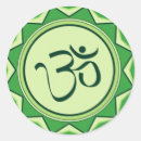 Search for mandala om stickers Ohm