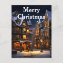 Search for village scene postcards Winter