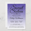 Search for royal blue sweet 16 invitations Elegant