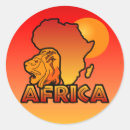 Search for africa stickers Lion