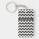 Search for black and white chevron keychains Chevrons
