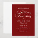 Search for 35th wedding anniversary invitations Modern