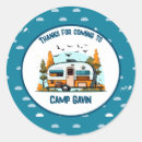 Search for vintage camping stickers Retro