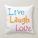 Search for live laugh love pillows Blue