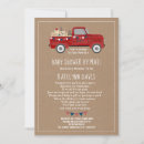 Search for red truck baby shower invitations Social distancing
