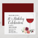 Search for red wine invitations Flowers