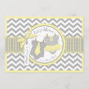 Recherche de chevron gris jaune invitations Garçon