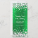 Search for green 50th birthday invitations Emerald
