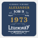Search for birthday 1973 stickers Retro