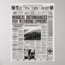 Recherche de bêtes fantastiques posters Sorcier