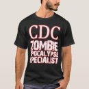 Search for cdc tshirts Zombie