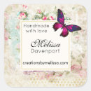 Recherche de ailes de papillon autocollants Pink butterfly