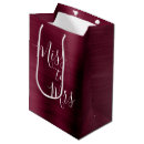 Recherche de burgundy gift bags Élégant