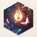 Search for glow in the dark coasters Butterfly