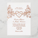 Search for gold hearts wedding invitations Formal