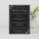 Search for black christmas invitations Silver