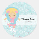 Search for ice skating birthday stickers Snowflakes