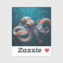 Search for octopus design stickers Marine life