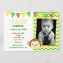Search for monkey boy invitations Modern