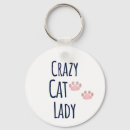 Search for crazy cat lady keychains Pet lover