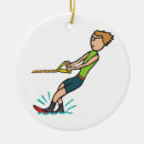 Search for water skiing ornaments Waterskier