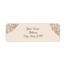 Search for gold filigree return address labels Victorian