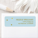Search for confetti return address labels Cute