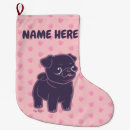 Search for pug christmas stockings Cute
