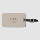 Search for classy luggage tags Modern minimalist